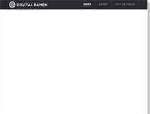 Tablet Screenshot of digitalramen.com